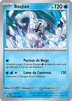 Carte Pokémon Baojian 57/182 de la série Faille Paradoxe en vente au meilleur prix