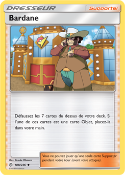 Carte Pokémon Bardane 188/236 de la série Éclipse Cosmique en vente au meilleur prix