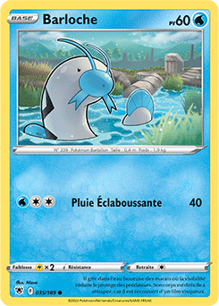 Carte Pokémon Barloche 035/189 de la série Astres Radieux en vente au meilleur prix