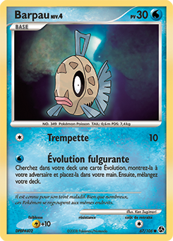 Carte Pokémon Commune Barpau 67/106 de la série Duels au Sommet