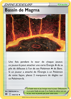 Carte Pokémon Bassin de Magma 144/172 de la série Stars Étincelantes en vente au meilleur prix