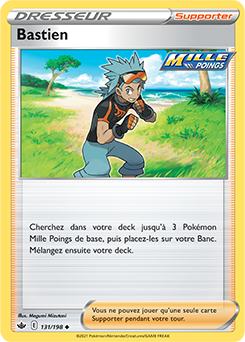 Carte Pokémon Bastien 131/198 de la série Règne de Glace en vente au meilleur prix