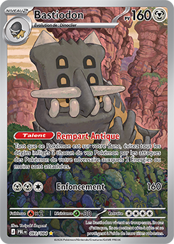 Carte Pokémon Bastiodon 93/84 de la série Nuit Noire en vente au meilleur prix