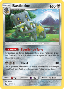 Carte Pokémon Bastiodon 85/156 de la série Ultra Prisme en vente au meilleur prix