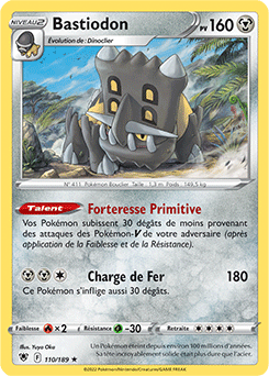 Carte Pokémon Bastiodon 110/189 de la série Astres Radieux en vente au meilleur prix