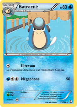 Carte Pokémon Peu commune Batracné 35/124 de la série Dragons Éxaltés