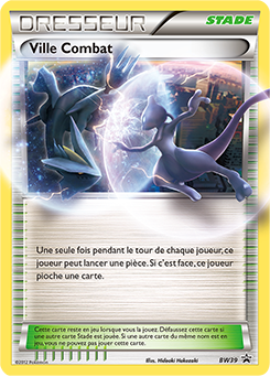 Carte Pokémon Promo Battle City BW39 de la série Promos Noir & Blanc