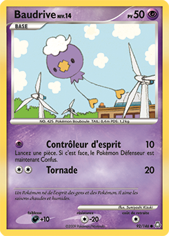 Carte Pokémon Baudrive 92/146 de la série Eveil des Légendes en vente au meilleur prix
