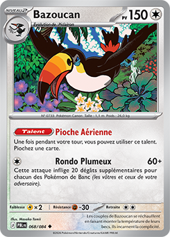 Carte Pokémon Bazoucan 68/84 de la série Nuit Noire en vente au meilleur prix