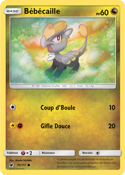 Carte Pokémon Bébécaille 75/111 de la série Invasion Carmin en vente au meilleur prix