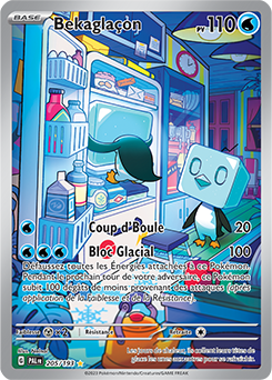 Carte Pokémon Bekaglaçon 205/193 de la série Évolutions à Paldea en vente au meilleur prix