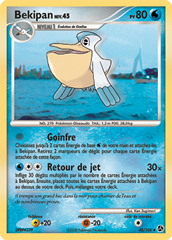 Carte Pokémon Peu commune Bekipan 48/106 de la série Duels au Sommet