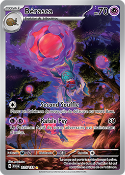 Carte Pokémon Illustration rare Bérasca 215/193 de la série Évolutions à Paldea