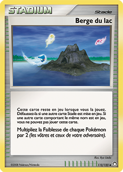 Carte Pokémon Berge du lac 112/123 de la série Trésors Mystérieux en vente au meilleur prix
