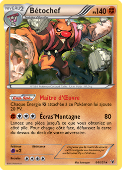 Carte Pokémon Bétochef 64/101 de la série Nobles Victoires en vente au meilleur prix