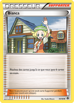 Carte Pokémon Bianca 90/98 de la série Pouvoirs Émergents en vente au meilleur prix
