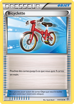 Carte Pokémon Bicyclette 117/135 de la série Tempête Plasma en vente au meilleur prix