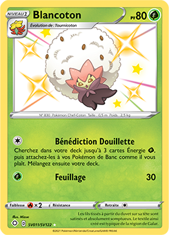 Carte Pokémon Blancoton SV011/SV122 de la série Destinées Radieuses en vente au meilleur prix