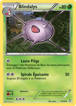 Carte Pokémon Peu commune Blindalys 9/124 de la série Dragons Éxaltés
