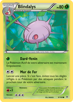 Carte Pokémon Blindalys 6/108 de la série Ciel Rugissant en vente au meilleur prix