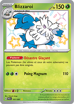 Carte Pokémon Blizzaroi 101/91 de la série Destinées de Paldea en vente au meilleur prix