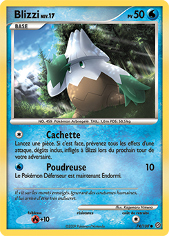 Carte Pokémon Blizzi 74/100 de la série Tempête en vente au meilleur prix