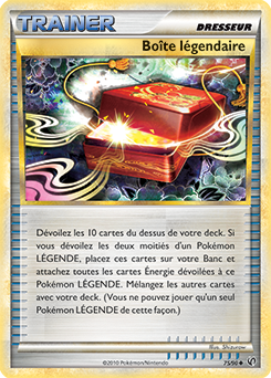 Carte Pokémon Peu commune Boîte légendaire 75/90 de la série Indomptable