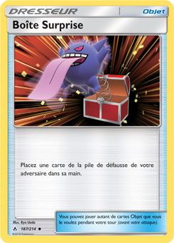 Carte Pokémon Boîte Surprise 187/214 de la série Alliance Infallible en vente au meilleur prix
