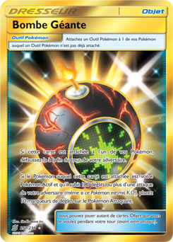 Carte Pokémon Objet Gold SL Bombe Géante 251/236 de la série Harmonie des Esprits