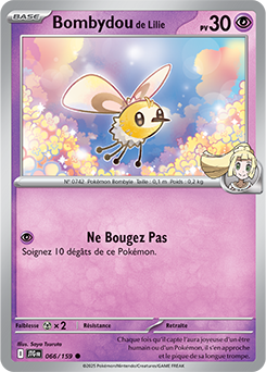 Carte Pokémon Communes Bombydou de Lilie 66/159 de la série Aventures Ensemble