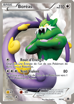 Carte Pokémon Boréas 98/98 de la série Pouvoirs Émergents en vente au meilleur prix