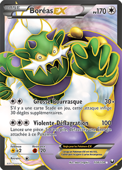 Carte Pokémon Boréas EX 108/108 de la série Explorateurs Obscurs en vente au meilleur prix