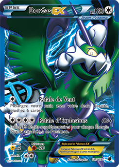 Carte Pokémon Boréas EX 114/116 de la série Glaciation Plasma en vente au meilleur prix