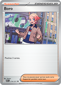 Carte Pokémon Boro 214/217 de la série Héros Transcendants en vente au meilleur prix