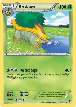 Carte Pokémon Boskara 2/135 de la série Tempête Plasma en vente au meilleur prix