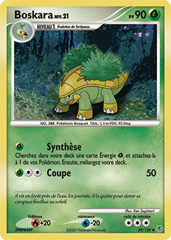 Carte Pokémon Peu commune Boskara 49/130 de la série Diamant & Perle