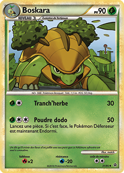 Carte Pokémon Peu commune Boskara 31/95 de la série Déchaînement