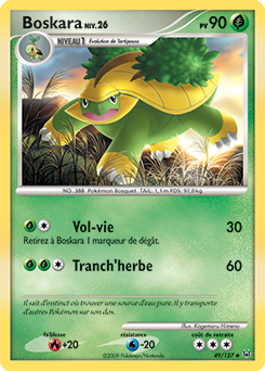 Carte Pokémon Boskara 49/127 de la série Platine en vente au meilleur prix