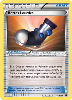 Carte Pokémon Bottes Lourdes 141/162 de la série Impulsion Turbo en vente au meilleur prix