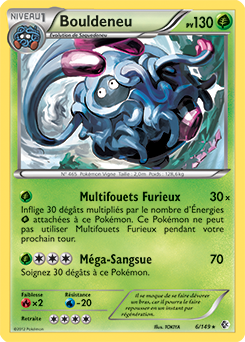 Carte Pokémon Holographique Rare Bouldeneu 6/149 de la série Frantières Franchies