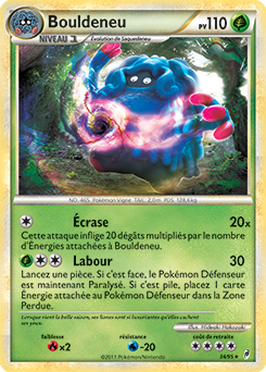 Carte Pokémon Rare Bouldeneu 34/95 de la série Appel des Légendes