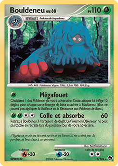 Carte Pokémon Holographique Rare Bouldeneu 10/106 de la série Duels au Sommet