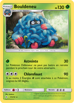 Carte Pokémon Rare Bouldeneu 17/214 de la série Alliance Infallible