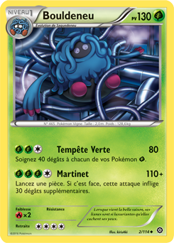 Carte Pokémon Bouldeneu 2/114 de la série Offensive Vapeur en vente au meilleur prix