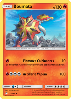 Carte Pokémon Boumata 27/156 de la série Ultra Prisme en vente au meilleur prix