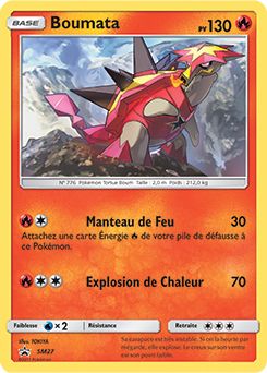 Carte Pokémon Boumata SM27 de la série Promos Soleil et Lune en vente au meilleur prix