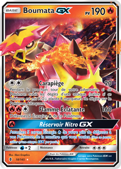 Carte Pokémon Pokémon GX Boumata GX 18/145 de la série Gardiens Ascendants