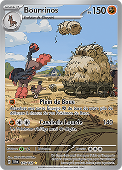 Carte Pokémon Bourrinos 175/162 de la série Forces Temporelles en vente au meilleur prix