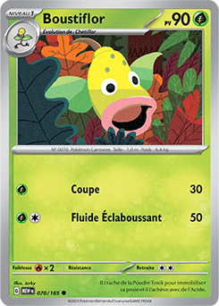 Carte Pokémon Boustiflor 70/165 de la série 151 en vente au meilleur prix