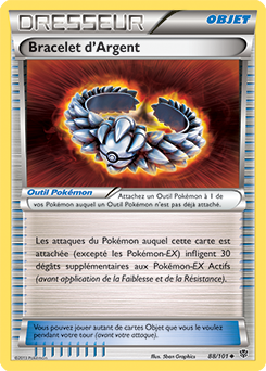 Carte Pokémon Bracelet d'Argent 88/101 de la série Explosion Plasma en vente au meilleur prix